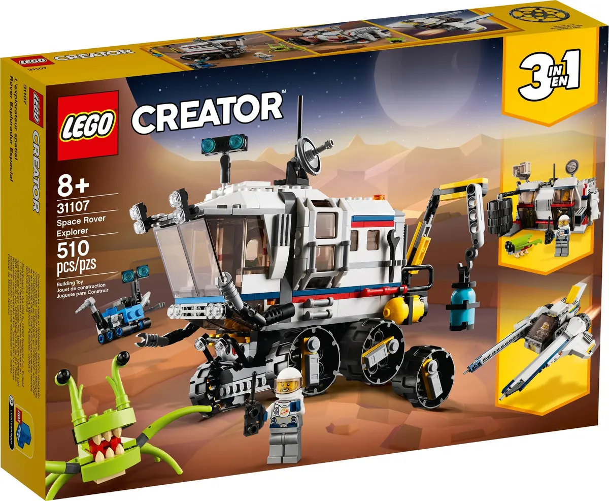 LEGO Creator 31107 Space Rover Explorer set, image 2