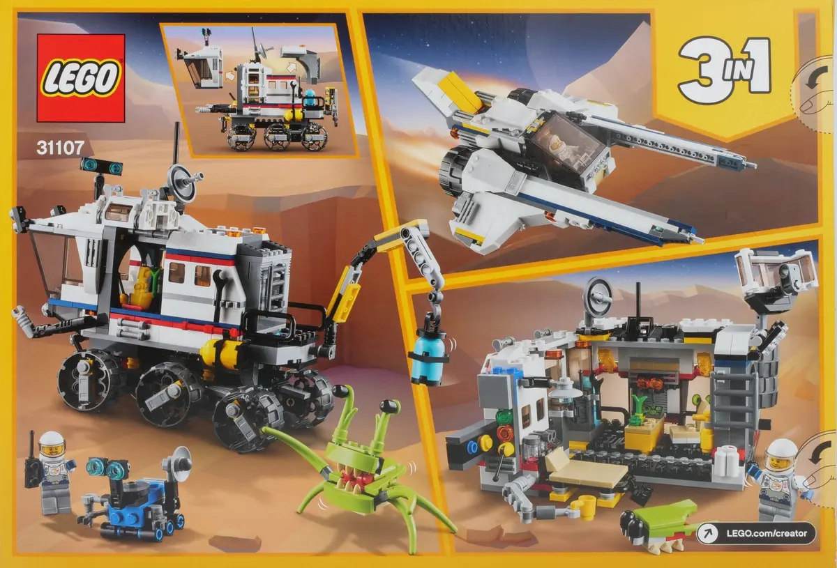 LEGO Creator 31107 Space Rover Explorer set, image 16