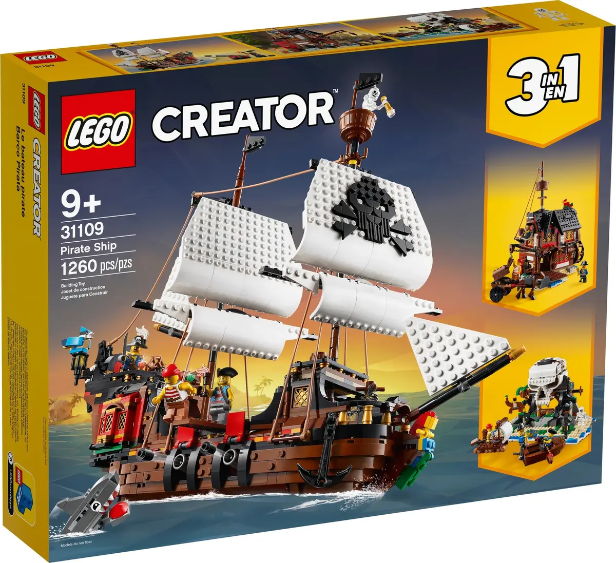 LEGO Creator 31109 Pirate Ship set, image 2