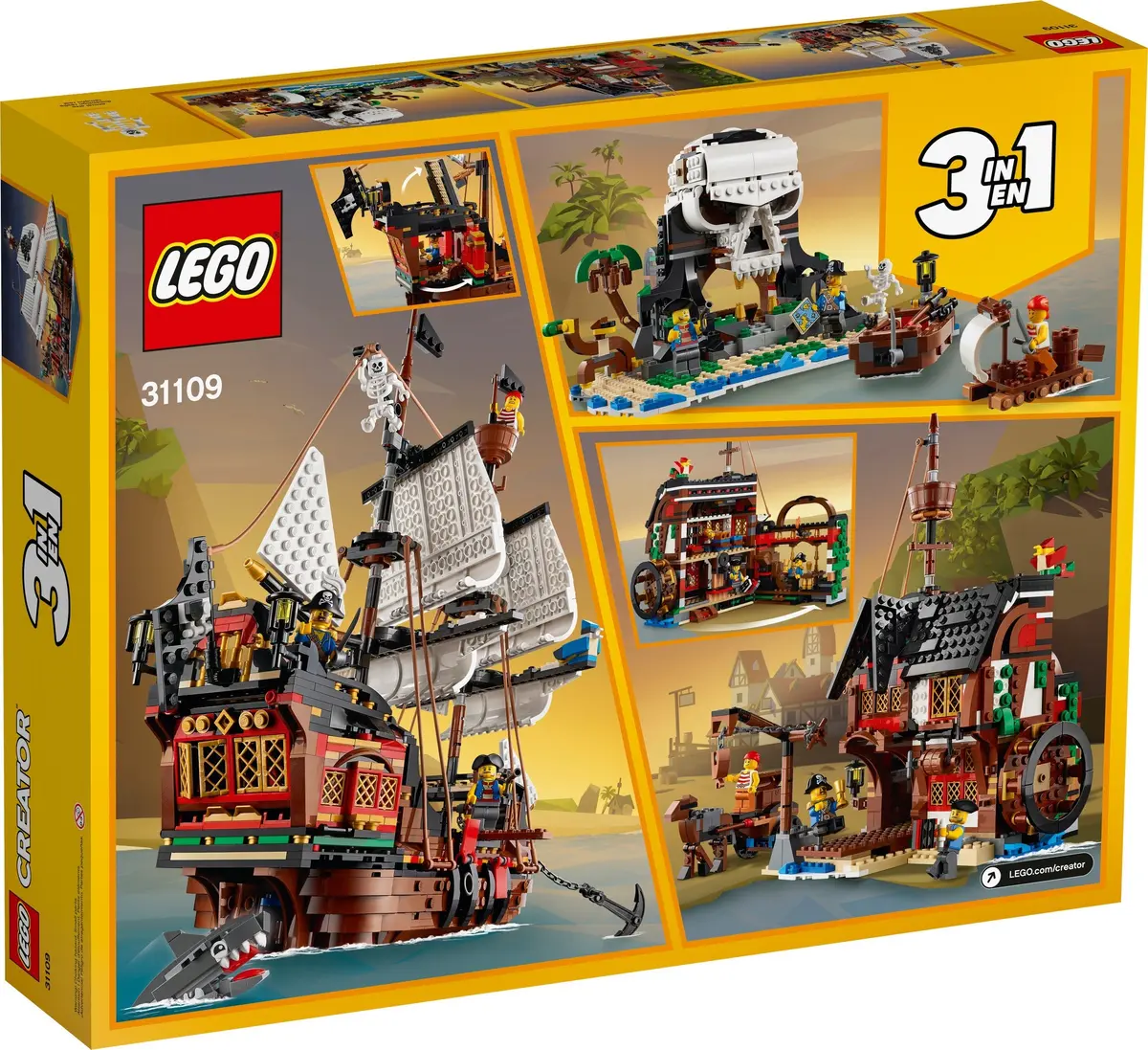 LEGO Creator 31109 Pirate Ship set, image 16