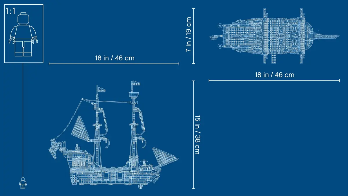 LEGO Creator 31109 Pirate Ship set, image 8