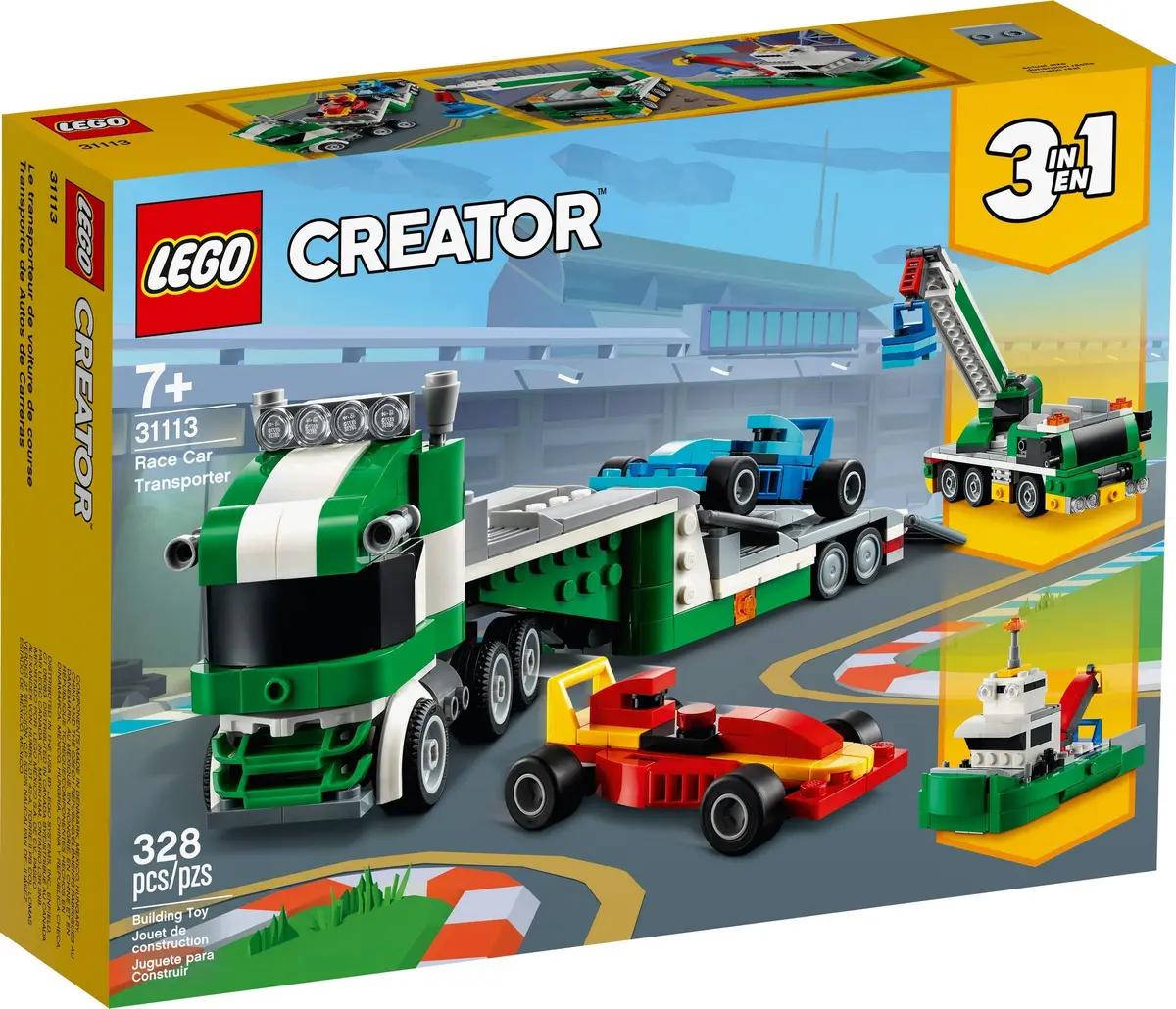 LEGO Creator 31113 Race Car Transporter set, image 2