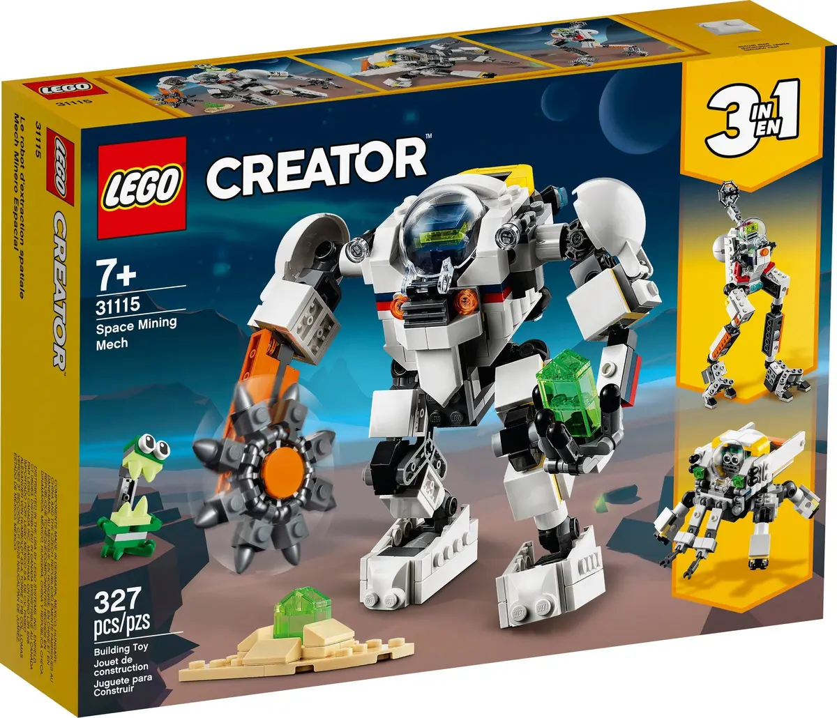LEGO Creator 31115 Space Mining Mech set, image 2