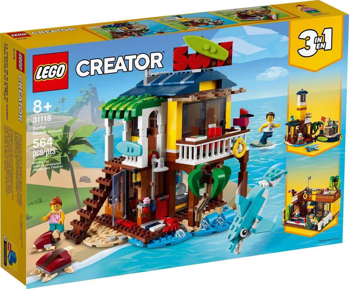 LEGO Creator 31118 Surfer Beach House set, image 2