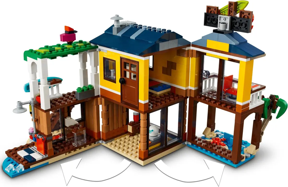 LEGO Creator 31118 Surfer Beach House set, image 4