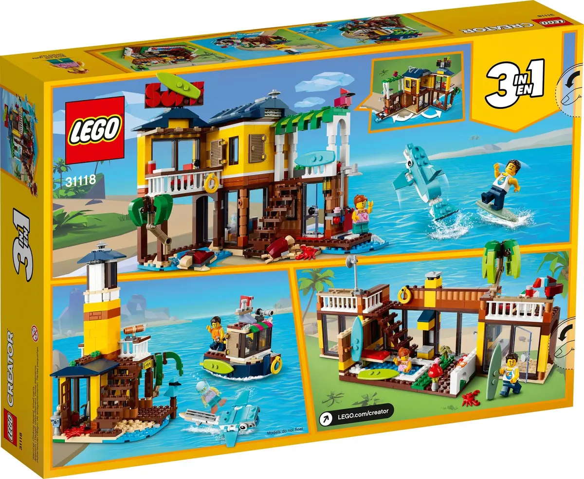 LEGO Creator 31118 Surfer Beach House set, image 5