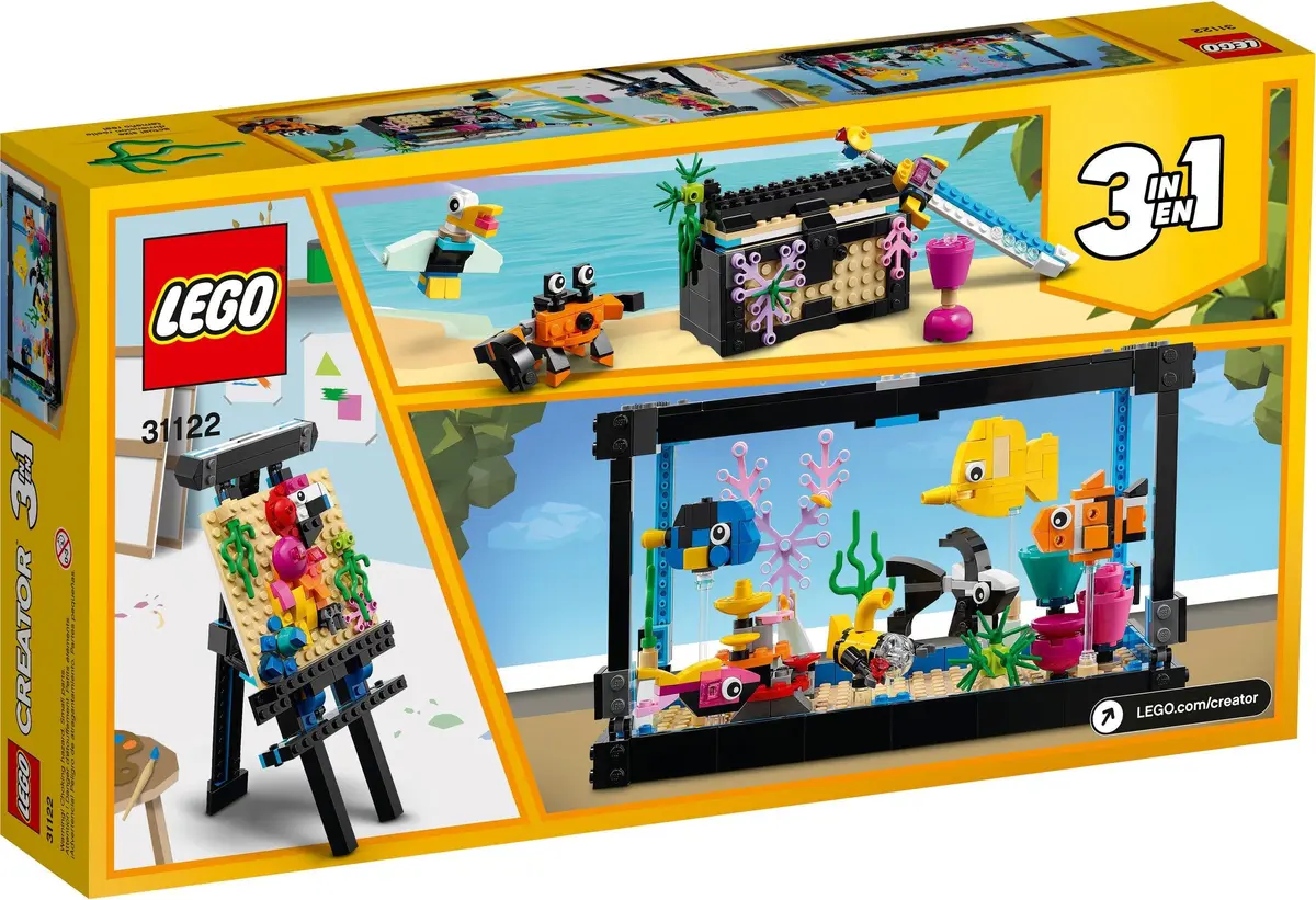 LEGO Creator 31122 Fish Tank set, image 13
