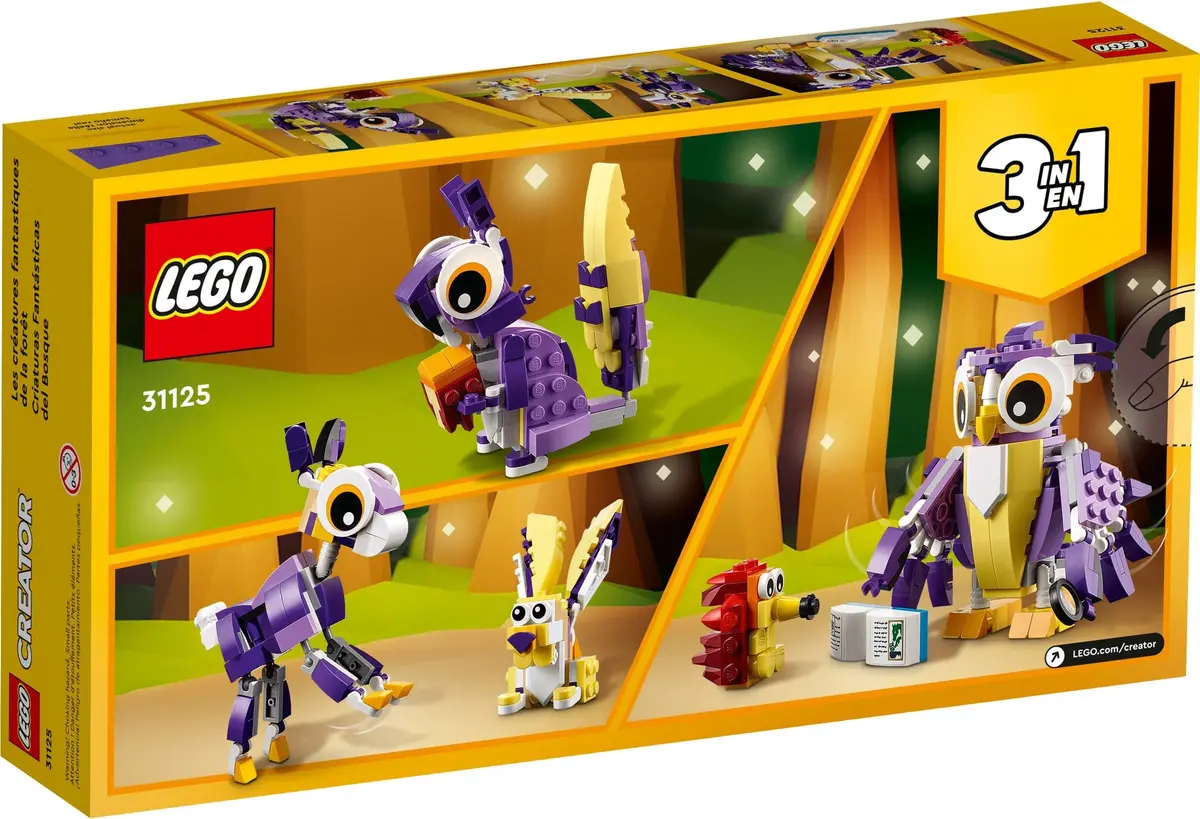 LEGO Creator 31125 Fantasy Forest Creatures set, image 3