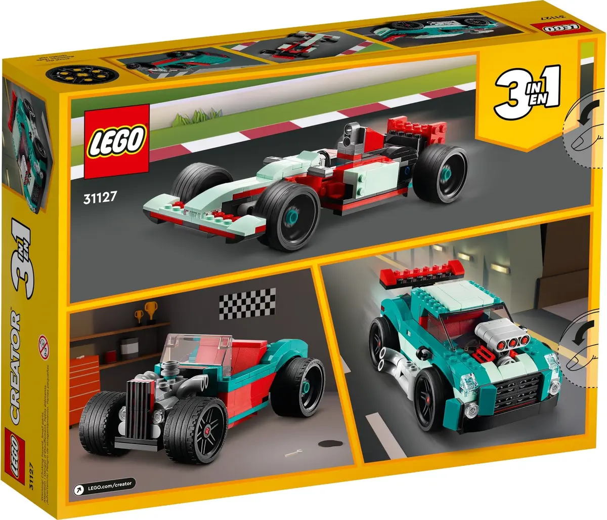 LEGO Creator 31127 Street Racer set, image 8