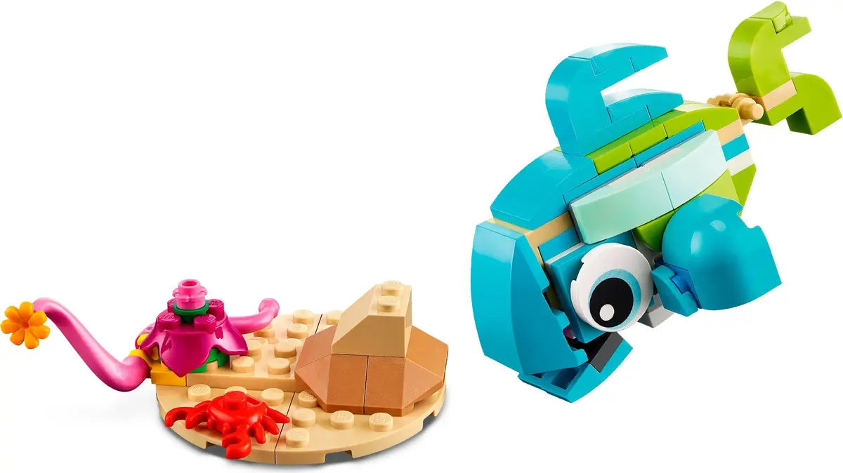 LEGO Creator 31128 Dolphin and Turtle set, image 4