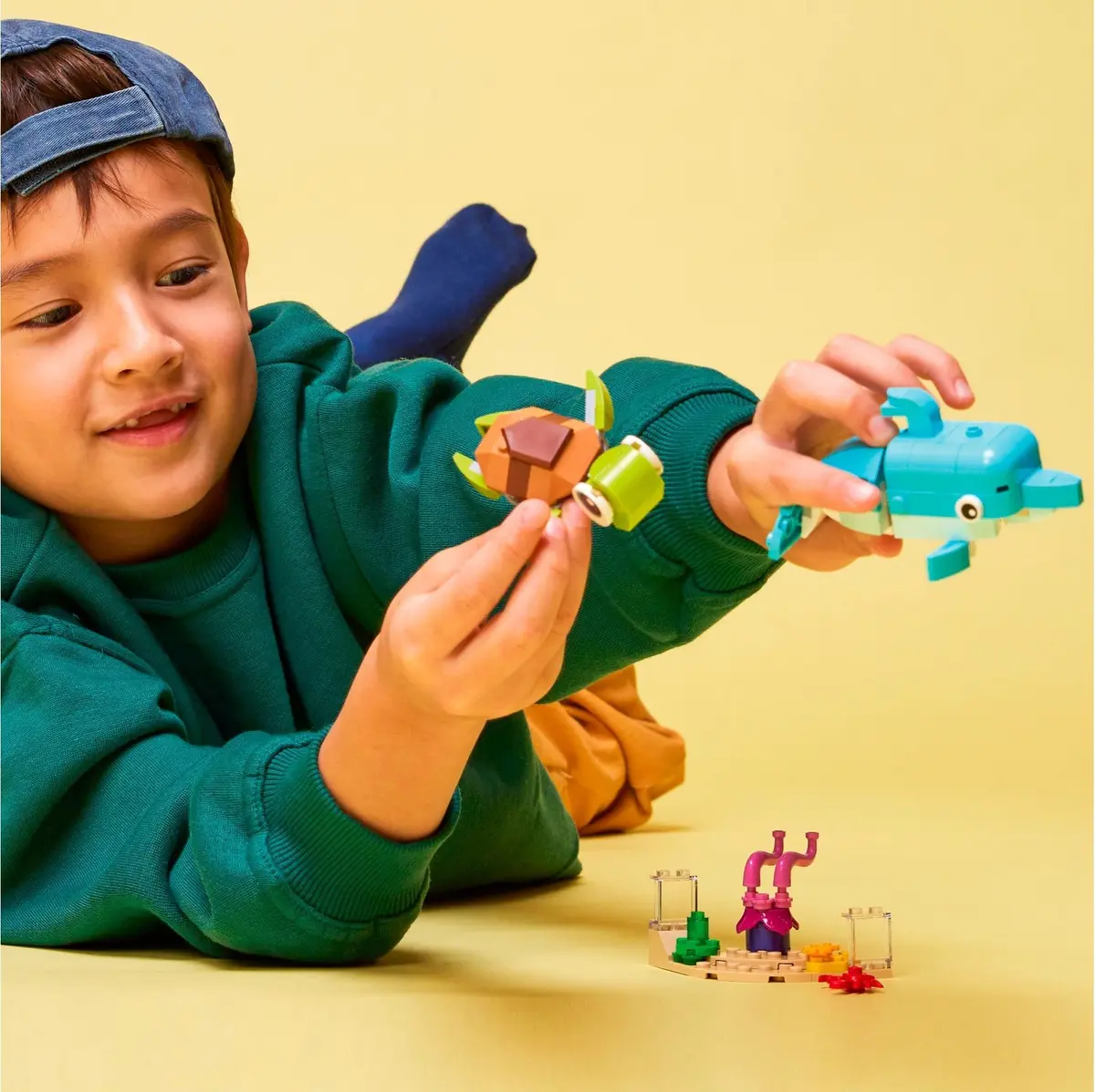 LEGO Creator 31128 Dolphin and Turtle set, image 7