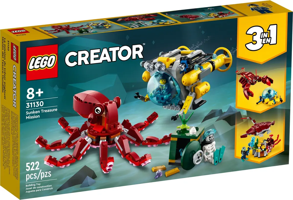 LEGO Creator 31130 Sunken Treasure Mission set, image 2