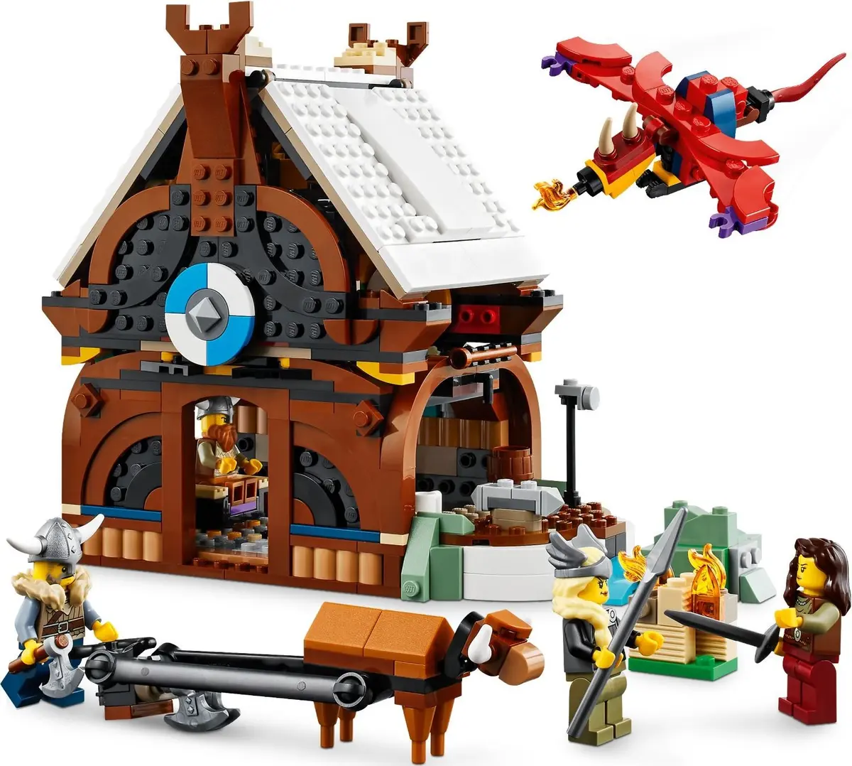 LEGO Creator 31132 Viking Ship and the Midgard Serpent set, image 4