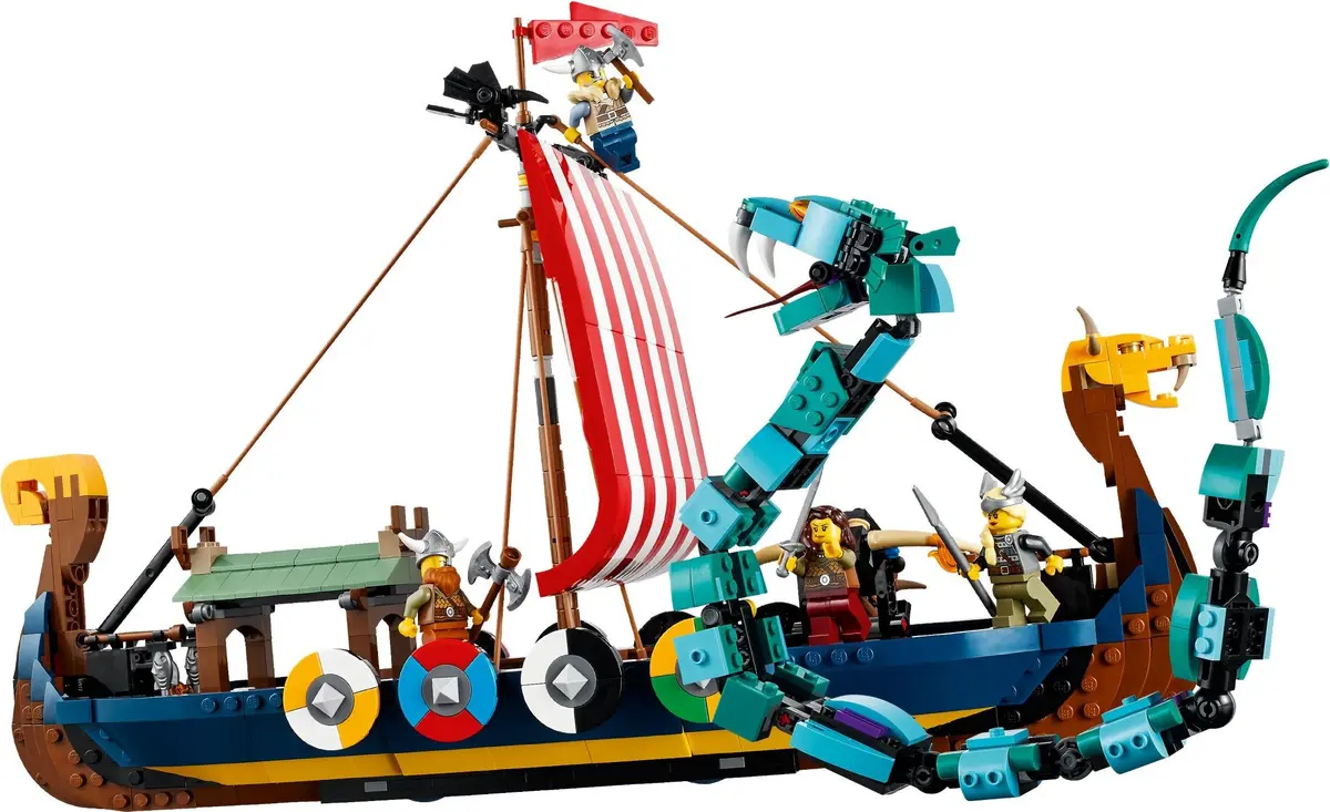 LEGO Creator 31132 Viking Ship and the Midgard Serpent set, image 3