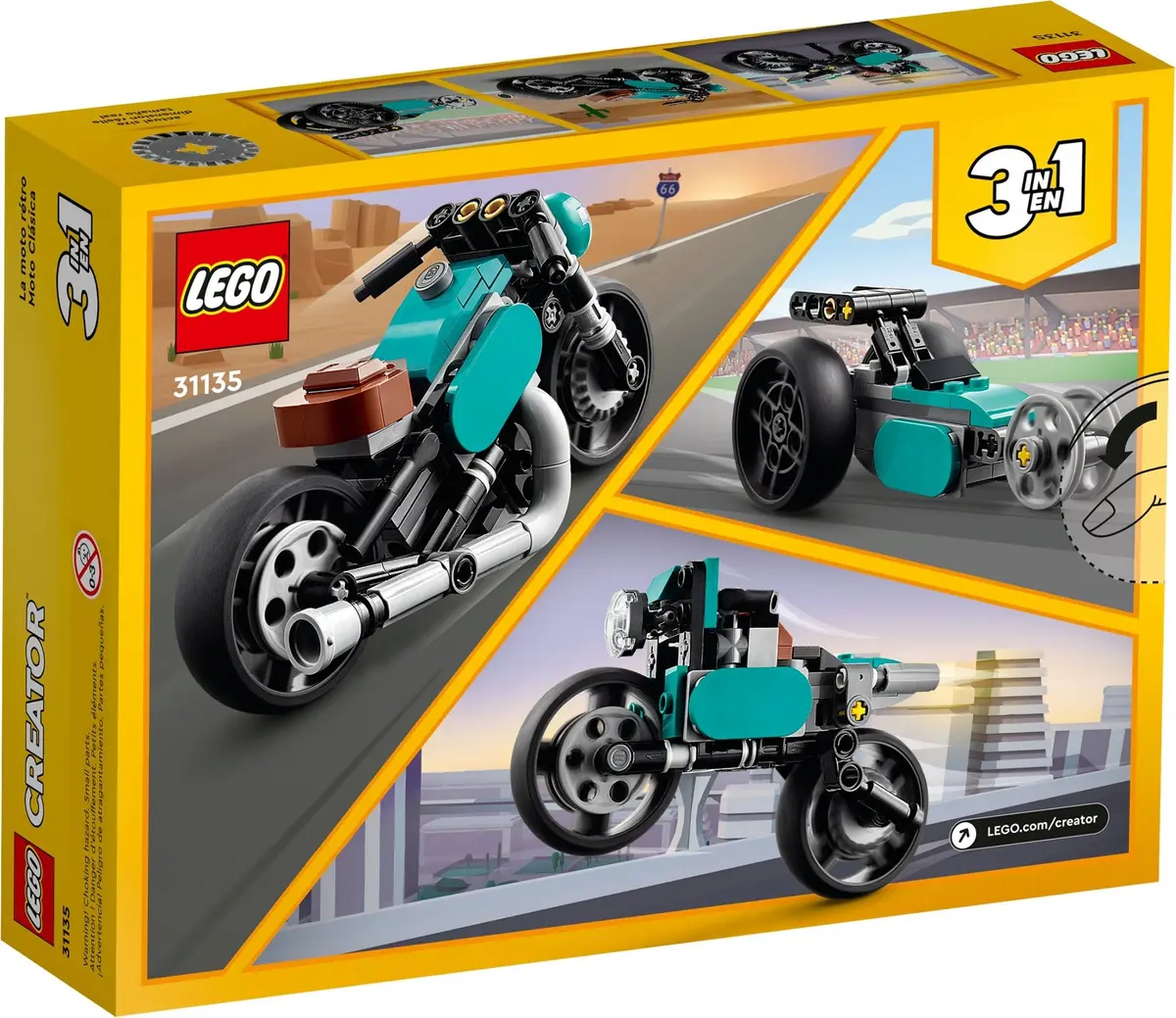 LEGO Creator 31135 Vintage Motorcycle set, image 9