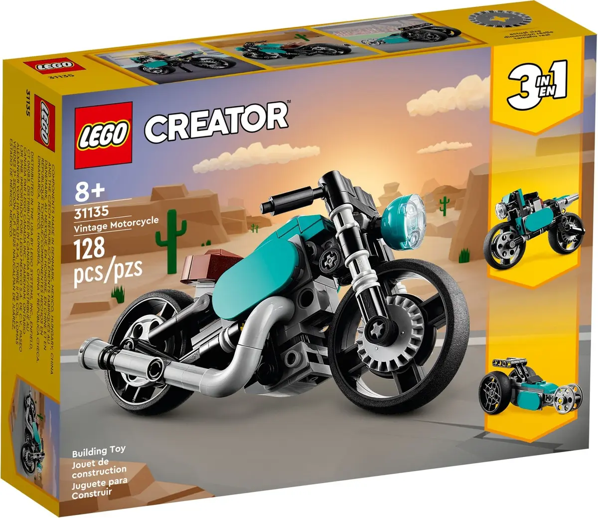 LEGO Creator 31135 Vintage Motorcycle set, image 2