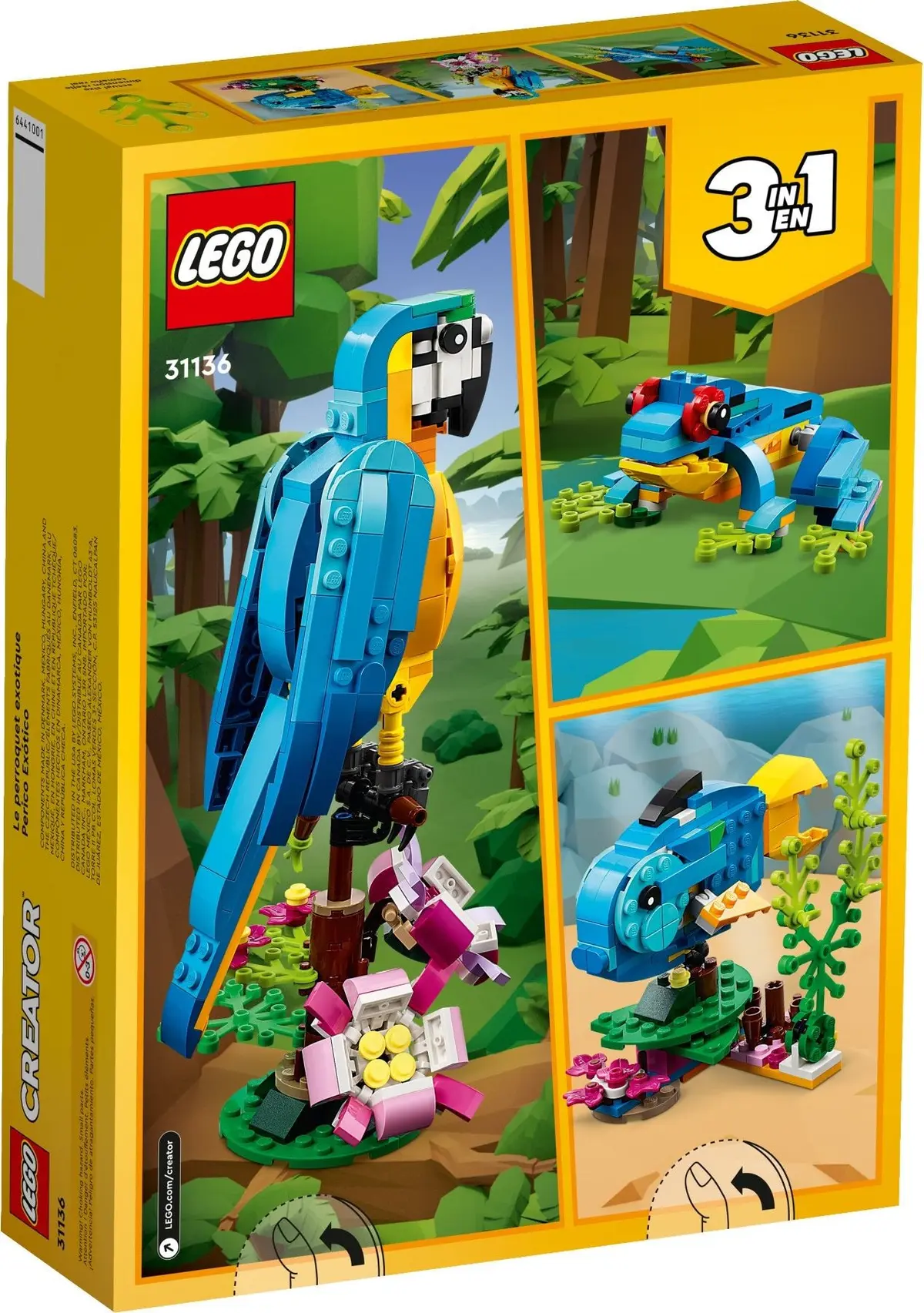 LEGO Creator 31136 Exotic Parrot set, image 9