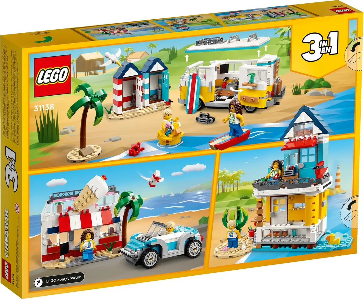 LEGO Creator 31138 Beach Camper Van set, image 8
