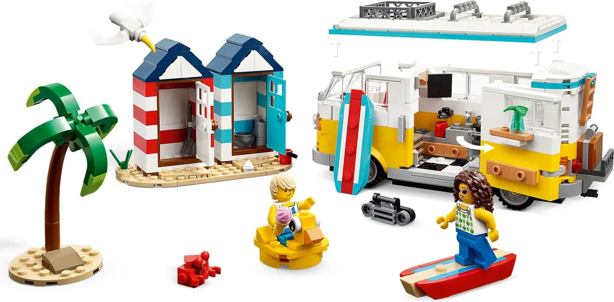 LEGO Creator 31138 Beach Camper Van set, image 3
