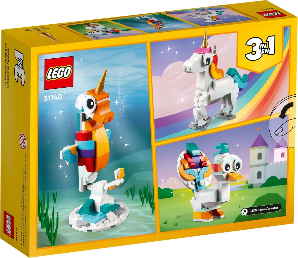 LEGO Creator 31140 Magical Unicorn set, image 8