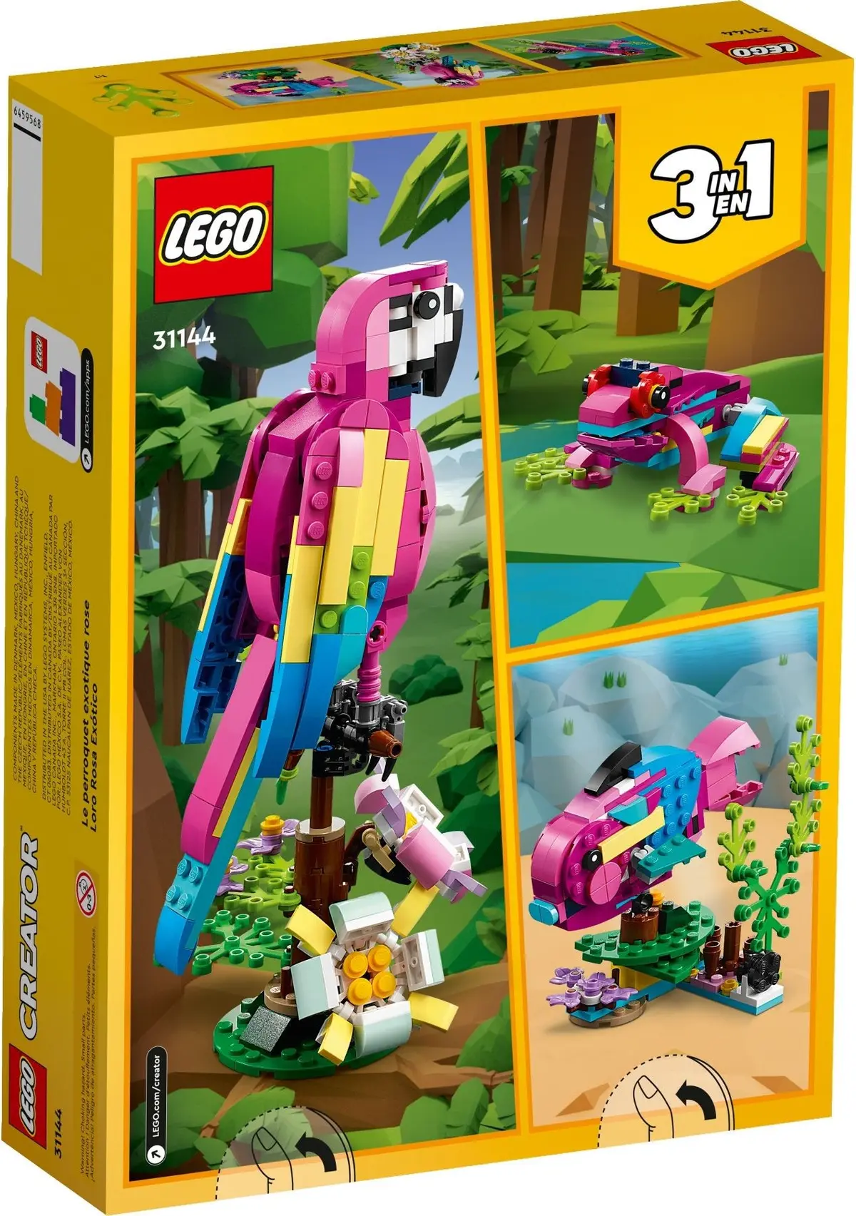 LEGO Creator 31144 Exotic Pink Parrot set, image 9