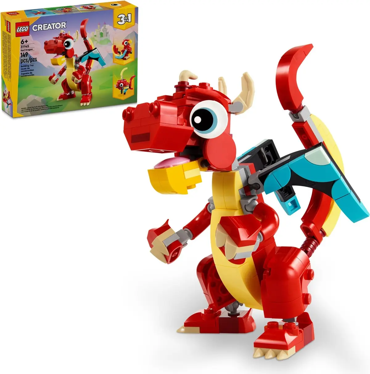 LEGO Creator 31145 Red Dragon set, image 9