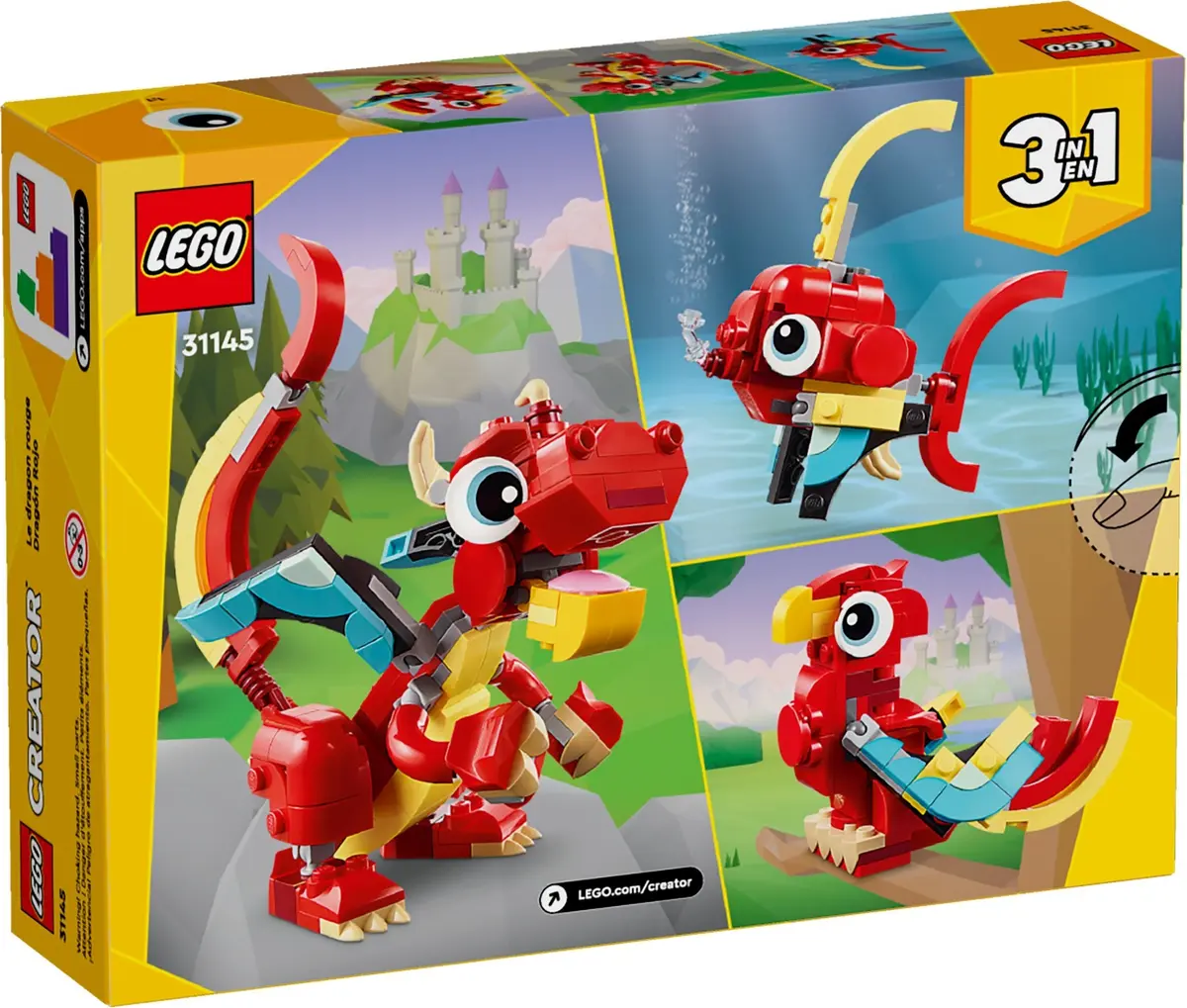 LEGO Creator 31145 Red Dragon set, image 7