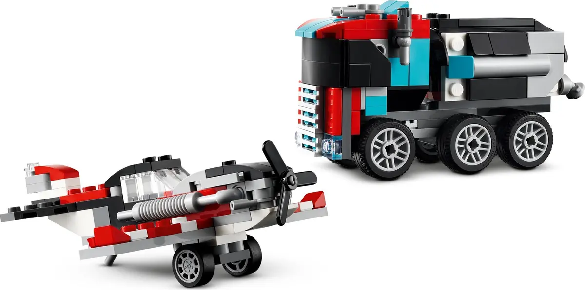 LEGO Creator 31146 Flatbed Truck with Helicopter set, image 5