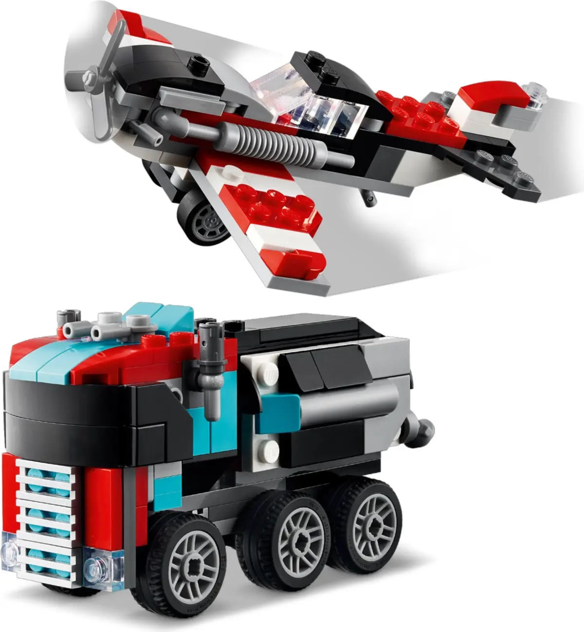 LEGO Creator 31146 Flatbed Truck with Helicopter set, image 6