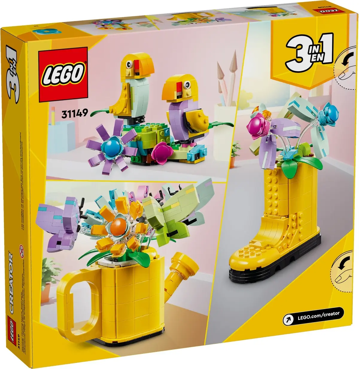 LEGO Creator 31149 Flowers in Watering Can set, image 9