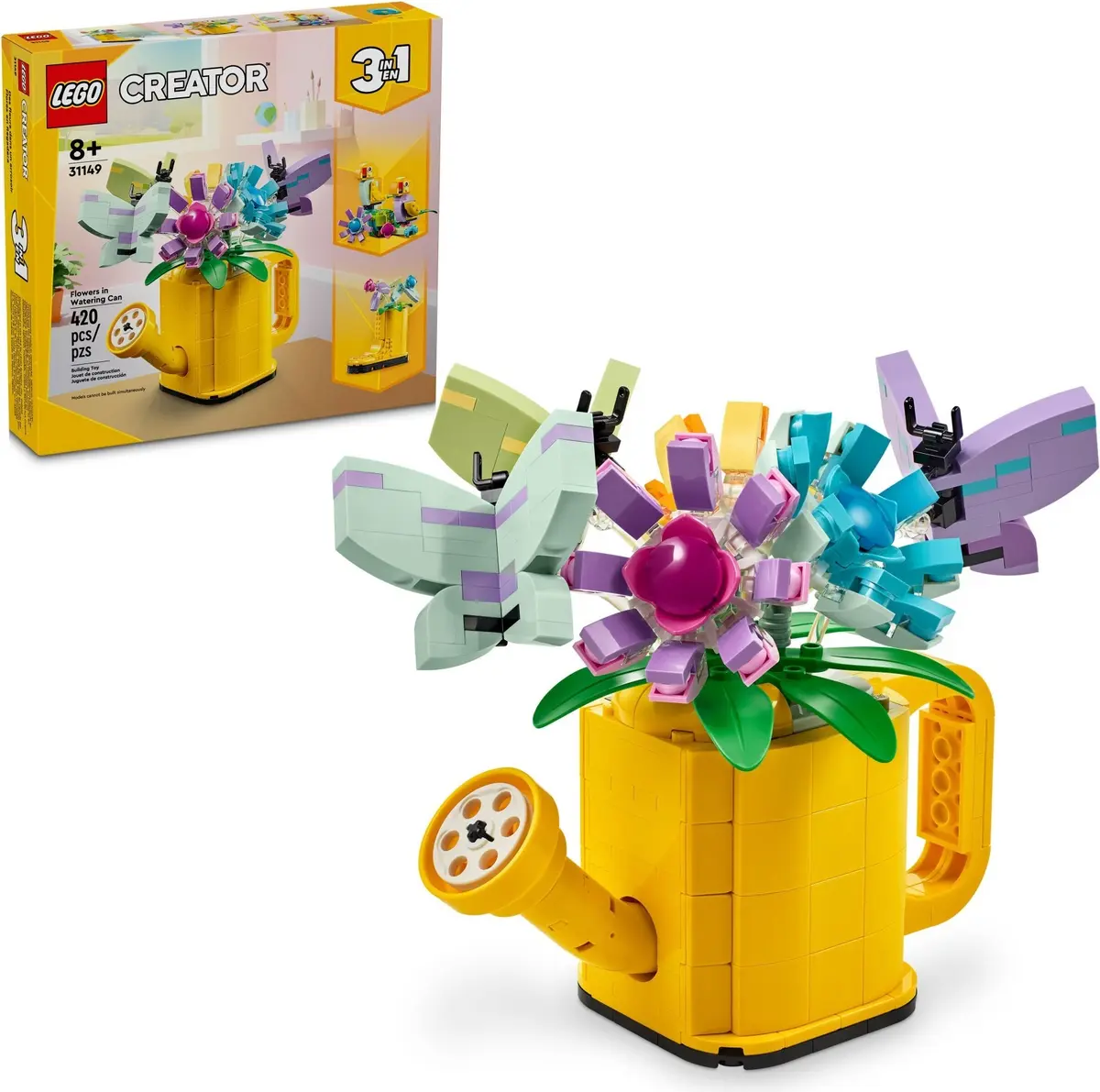 LEGO Creator 31149 Flowers in Watering Can set, image 2