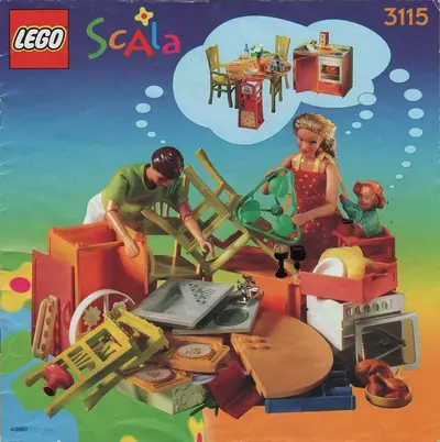 LEGO Scala 3115 Kitchen set