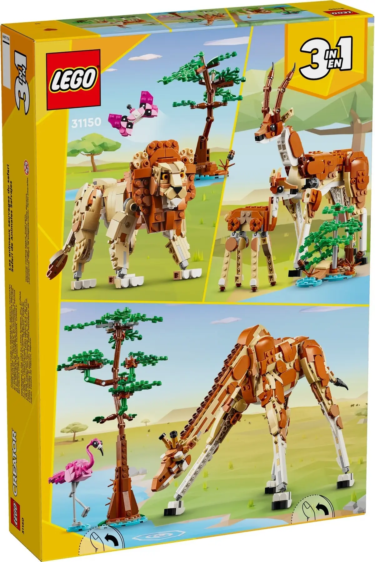 LEGO Creator 31150 Wild Safari Animals set, image 9