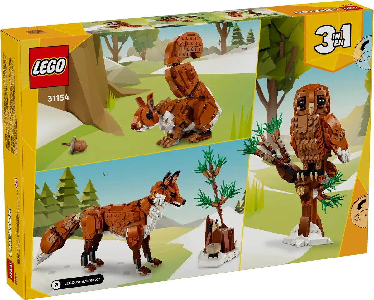 LEGO Creator 31154 Forest Animals: Red Fox set, image 11