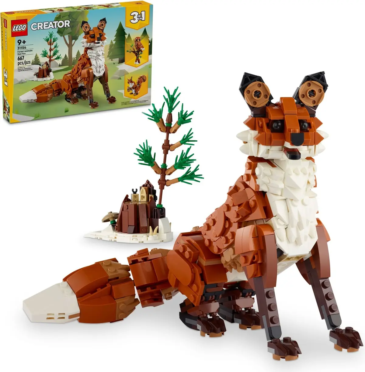 LEGO Creator 31154 Forest Animals: Red Fox set, image 2
