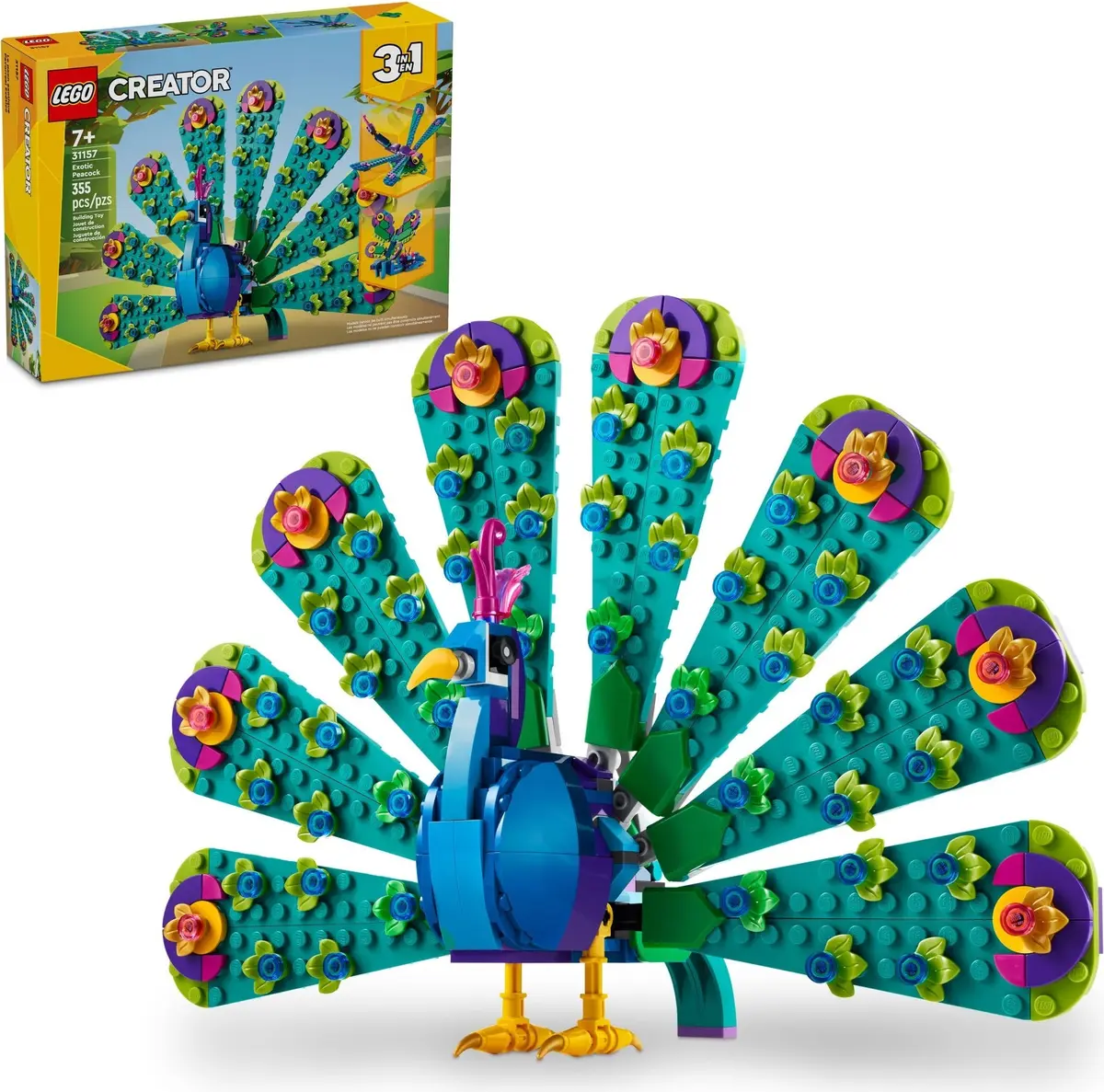 LEGO Creator 31157 Exotic Peacock set, image 2
