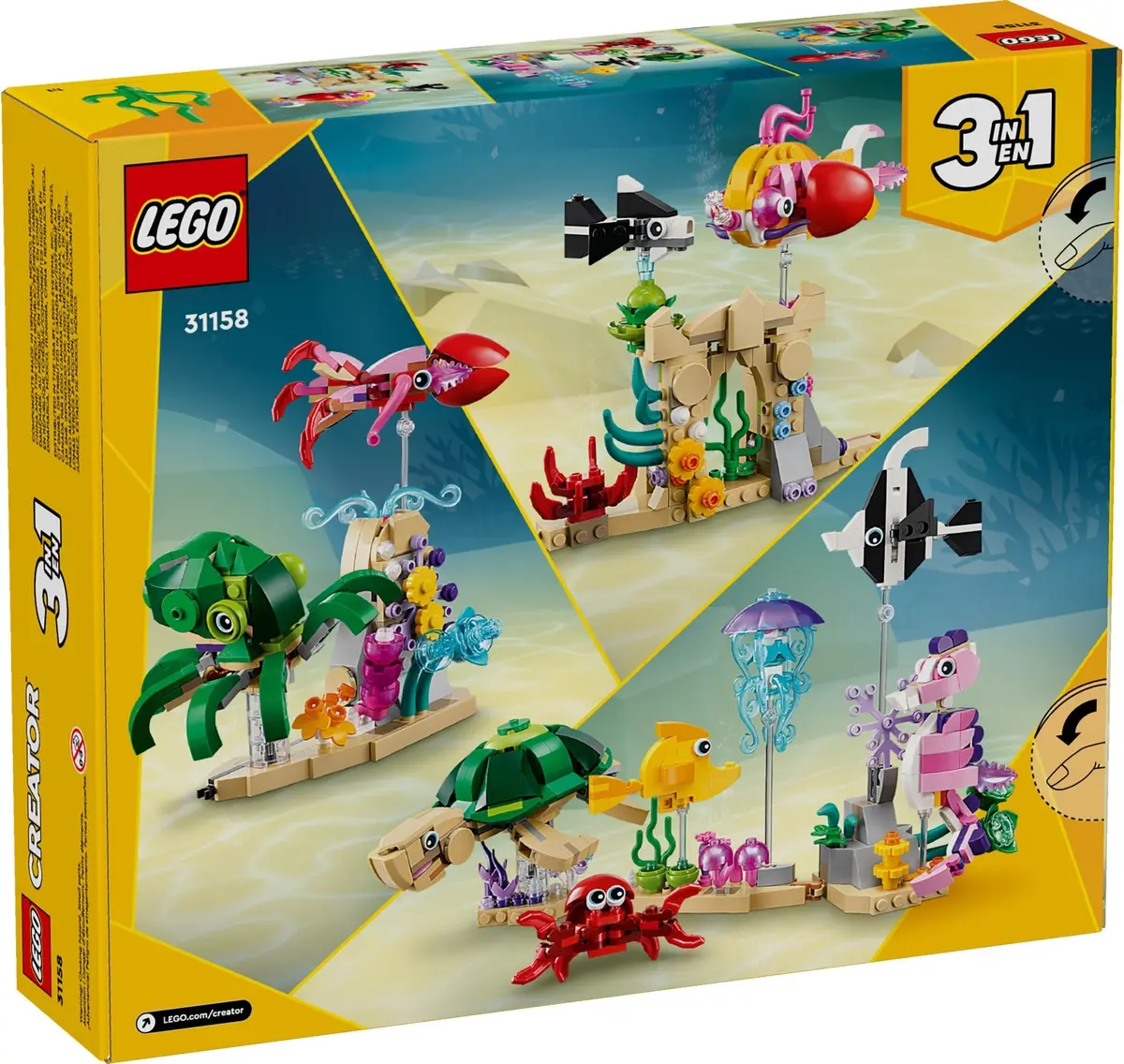 LEGO Creator 31158 Sea Animals set, image 3