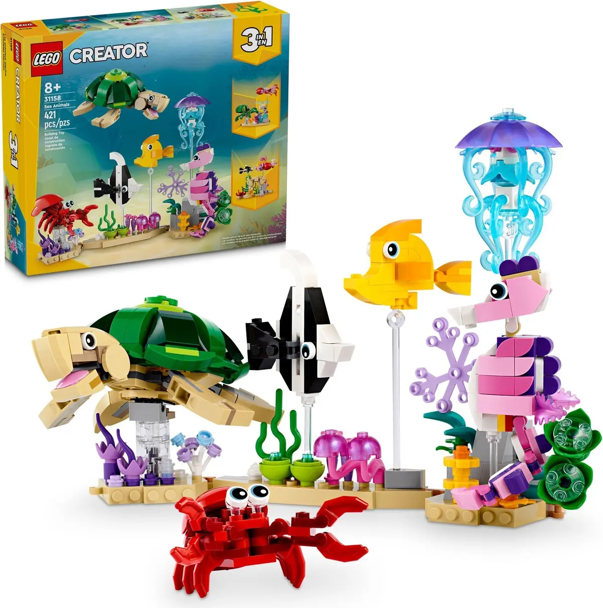 LEGO Creator 31158 Sea Animals set, image 2