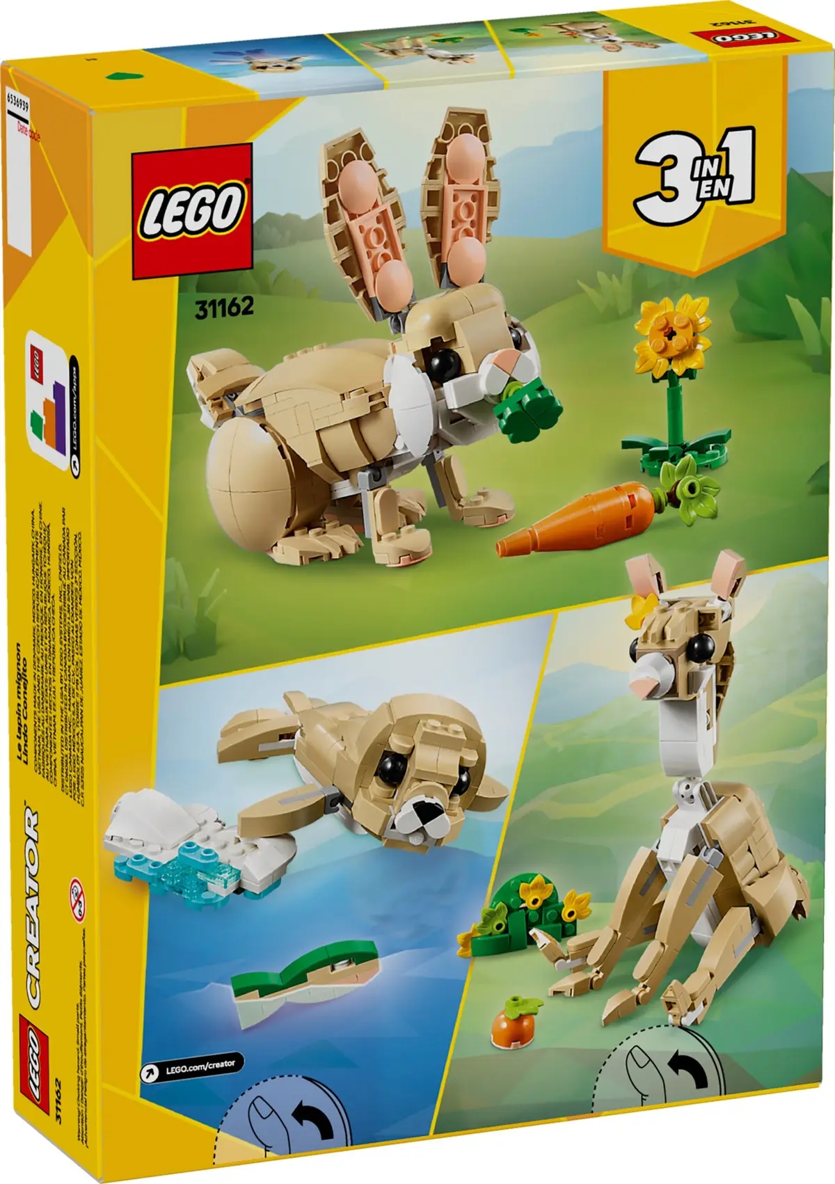 LEGO Creator 31162 Cute Bunny set, image 2