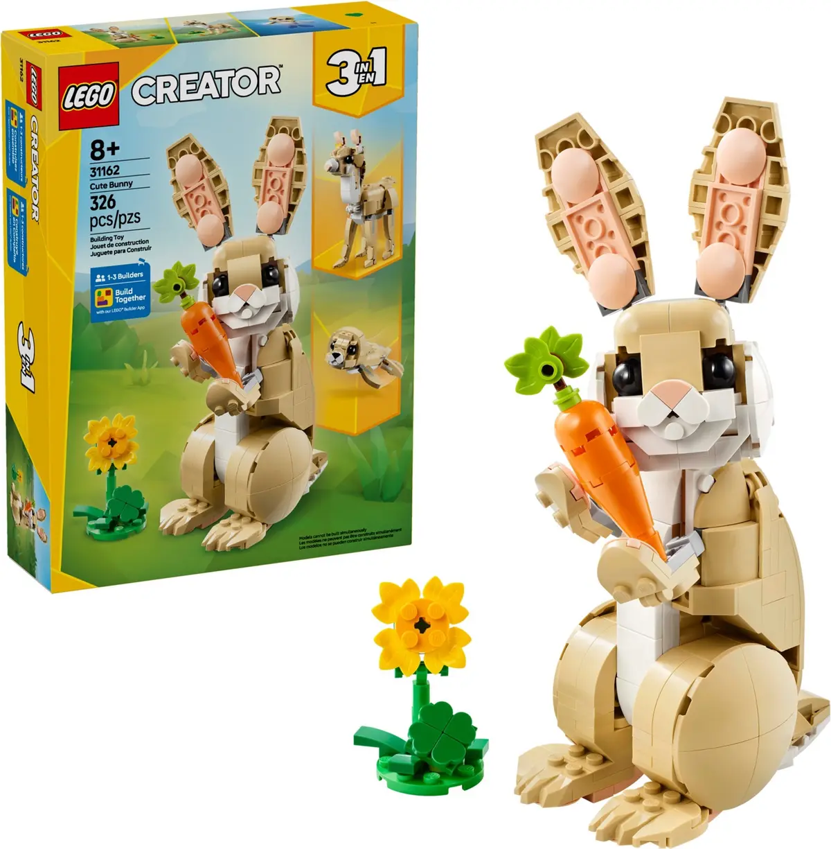 LEGO Creator 31162 Cute Bunny set, image 3