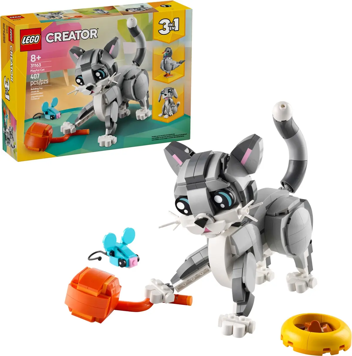 LEGO Creator 31163 Playful Cat set, image 3