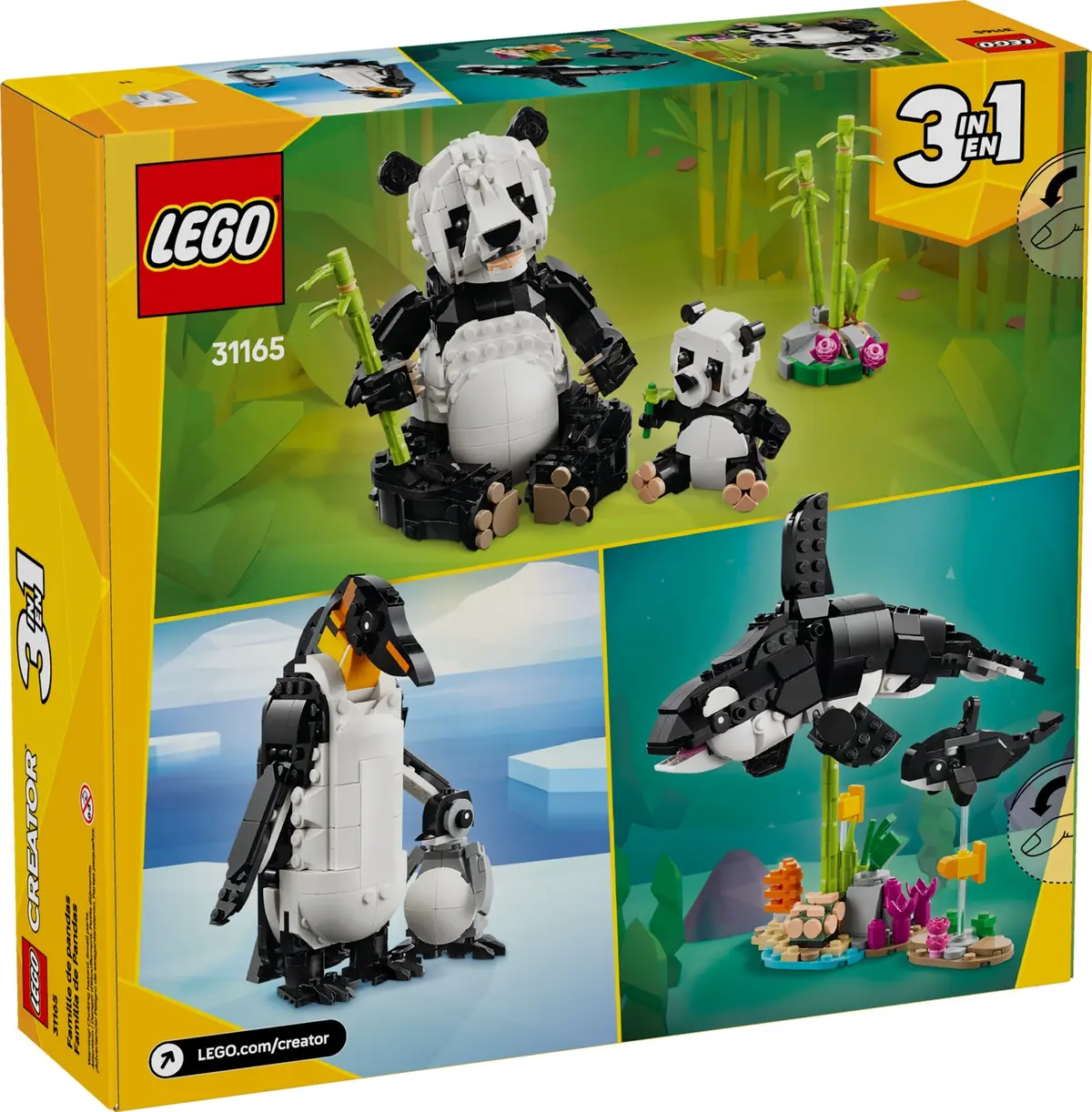 LEGO Creator 31165 Panda Family set, image 2