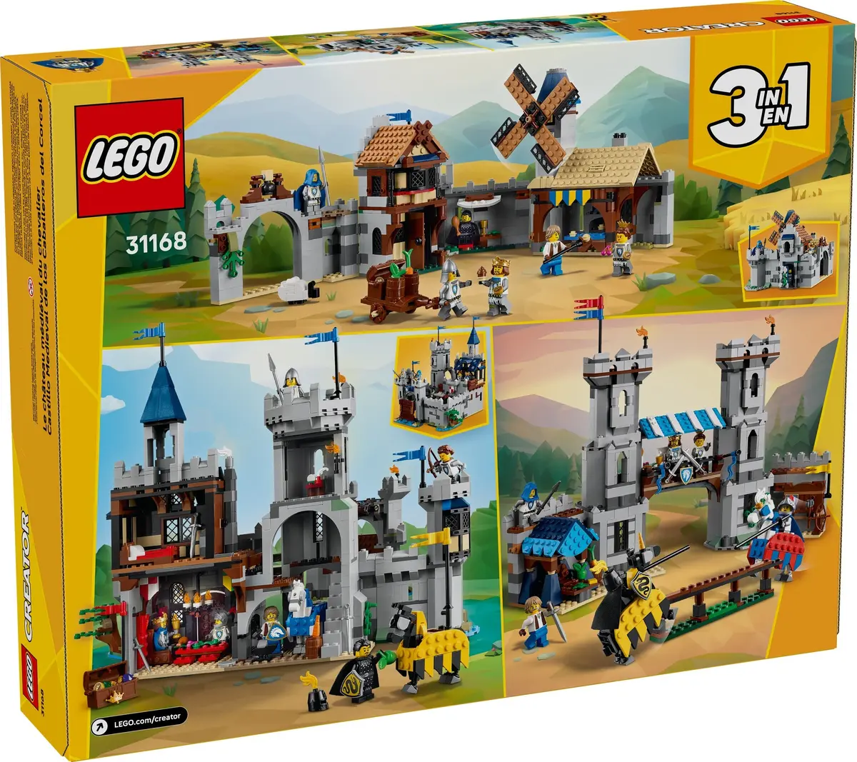 LEGO Creator 31168 Medieval Horse Knight Castle set, image 2