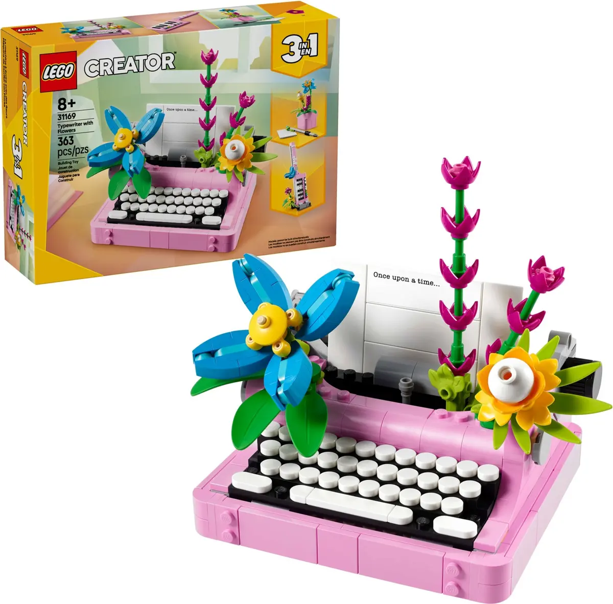 LEGO Creator 31169 Typewriter with Flowers set, image 3