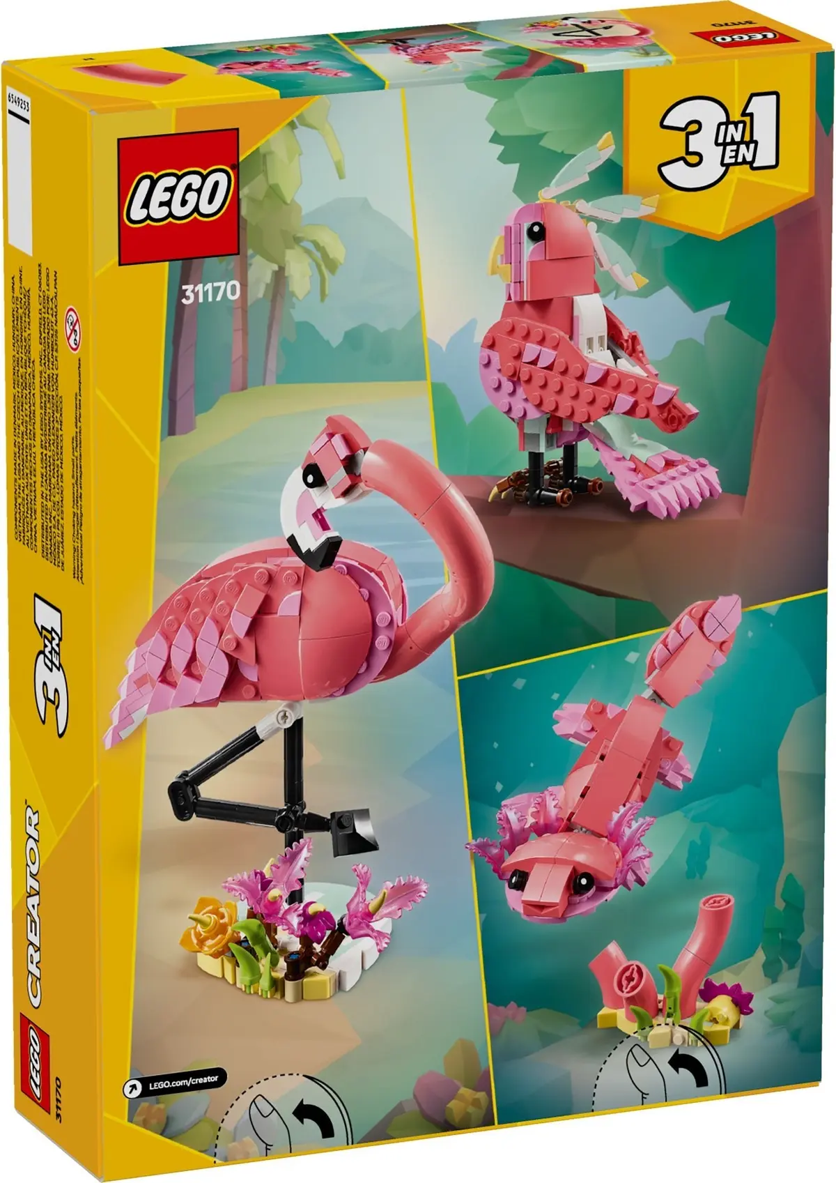 LEGO Creator 31170 Pink Flamingo set, image 2