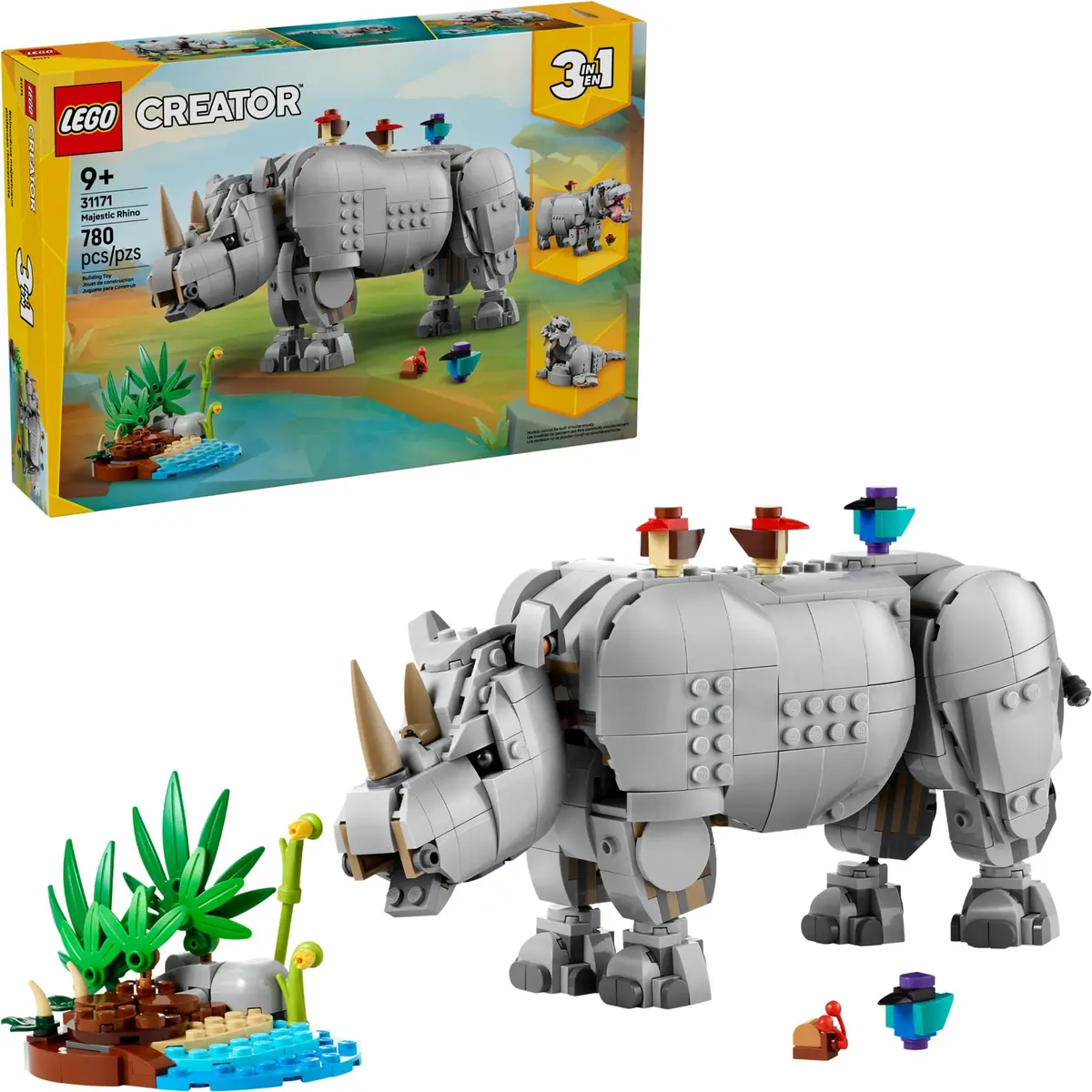 LEGO Creator 31171 Majestic Rhino set, image 3