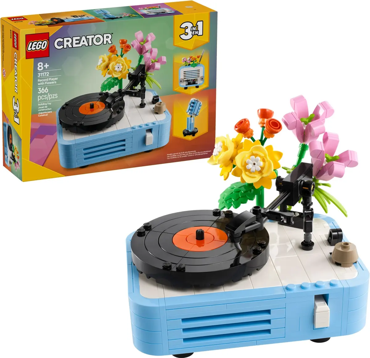 LEGO Creator 31172 Record Player with Flowers set, image 3