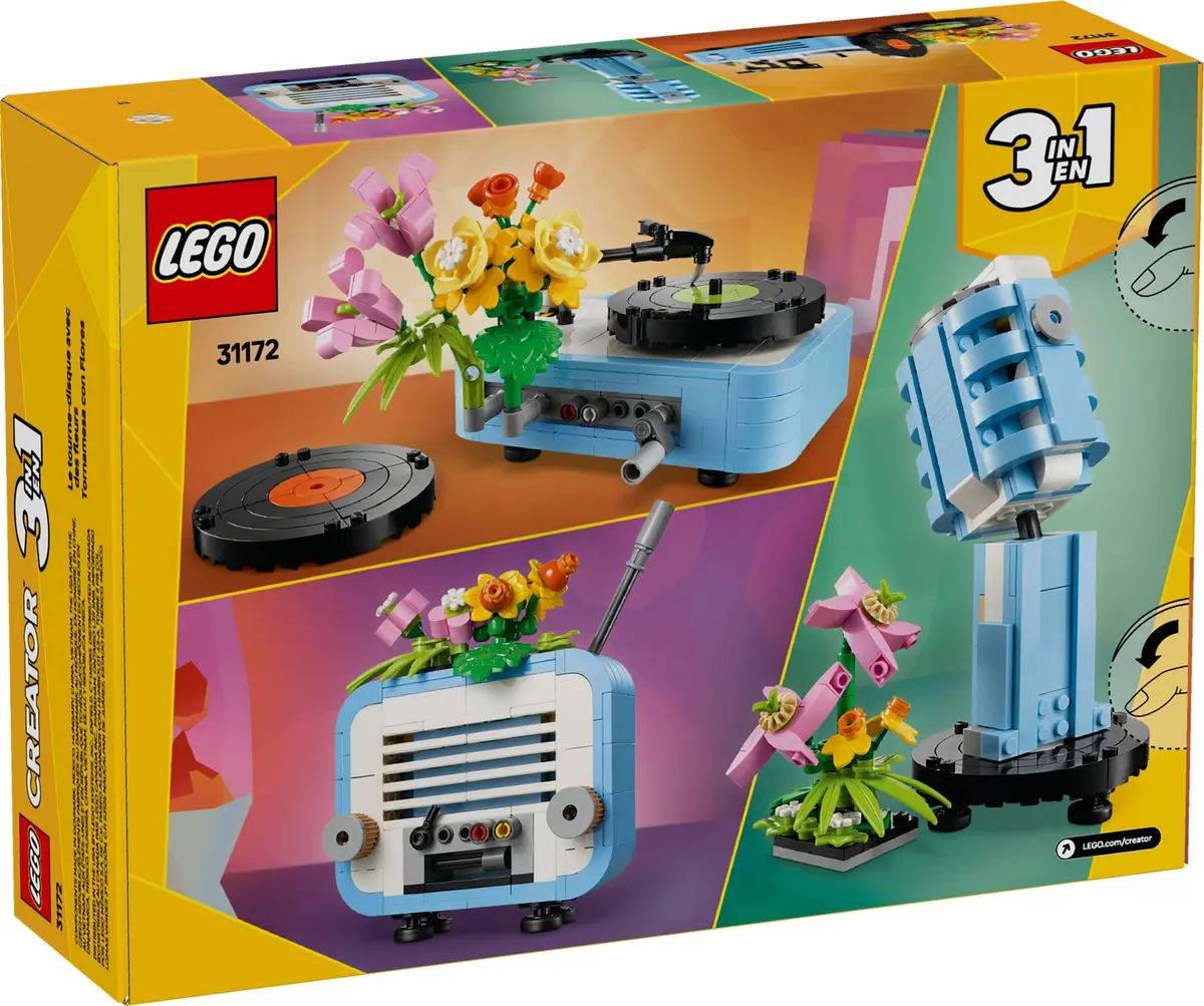 LEGO Creator 31172 Record Player with Flowers set, image 2