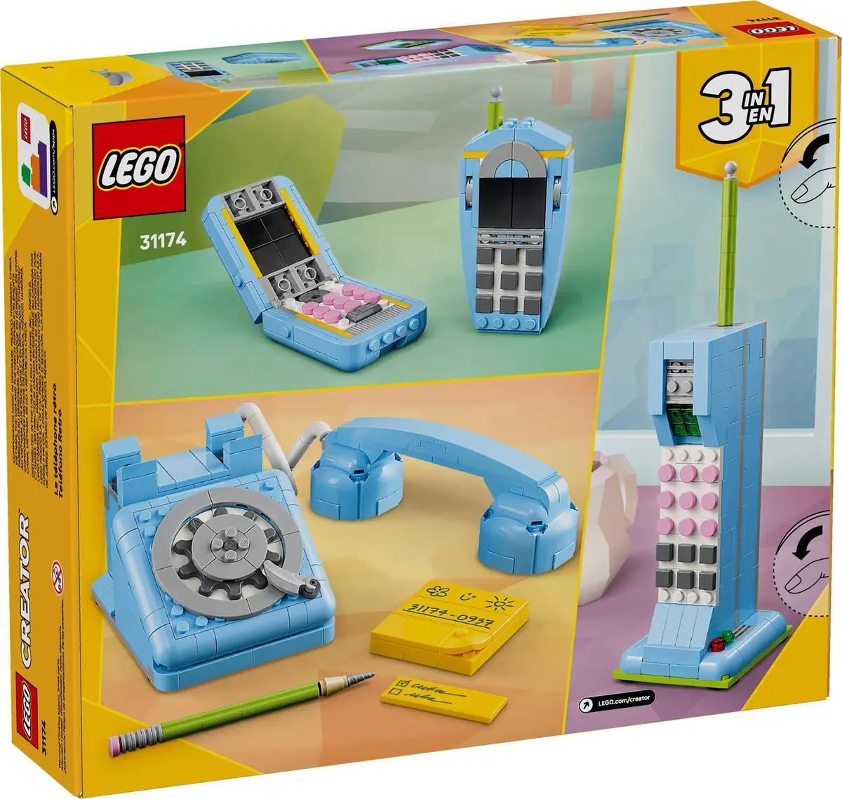 LEGO Creator 31174 Retro Telephone set, image 2