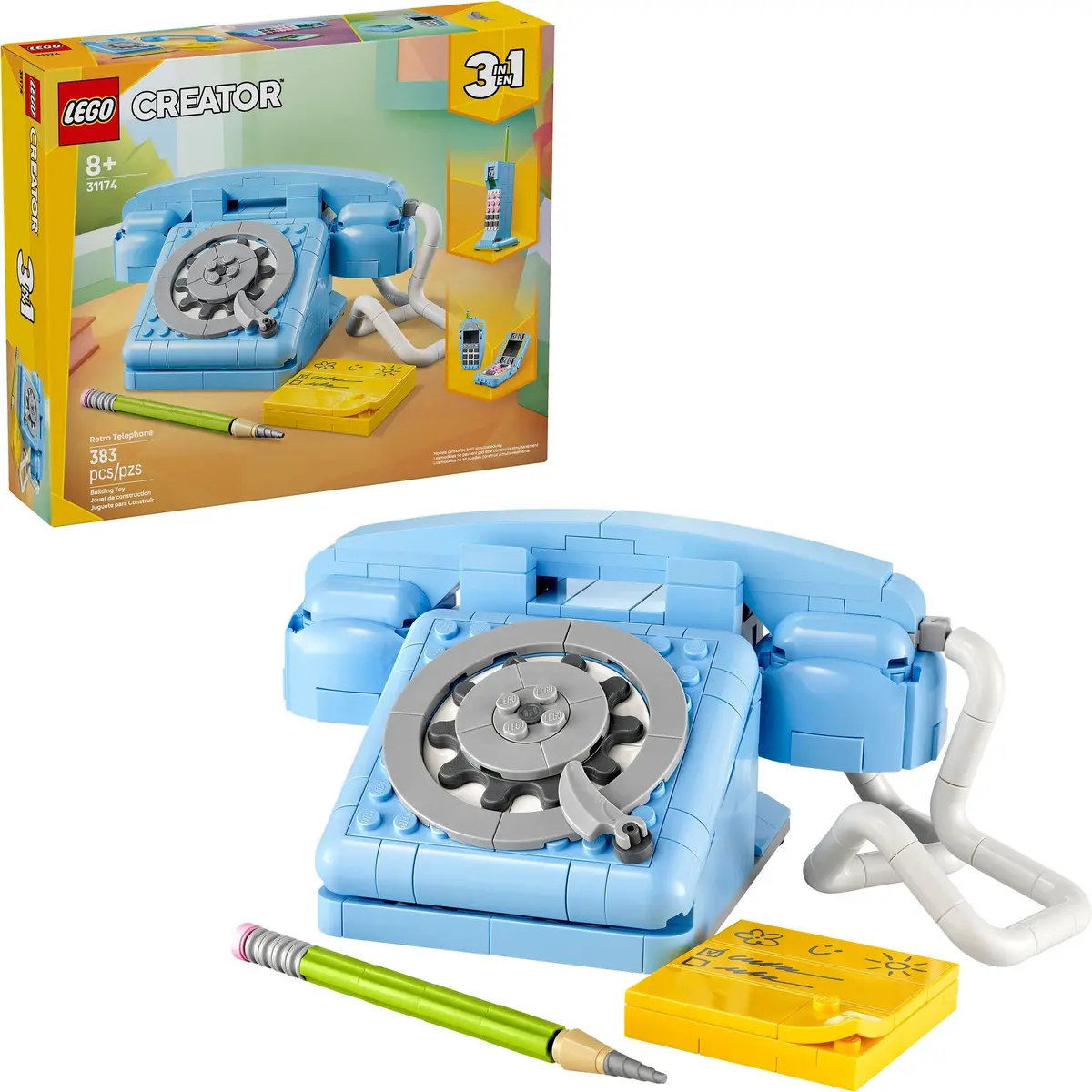 LEGO Creator 31174 Retro Telephone set, image 3
